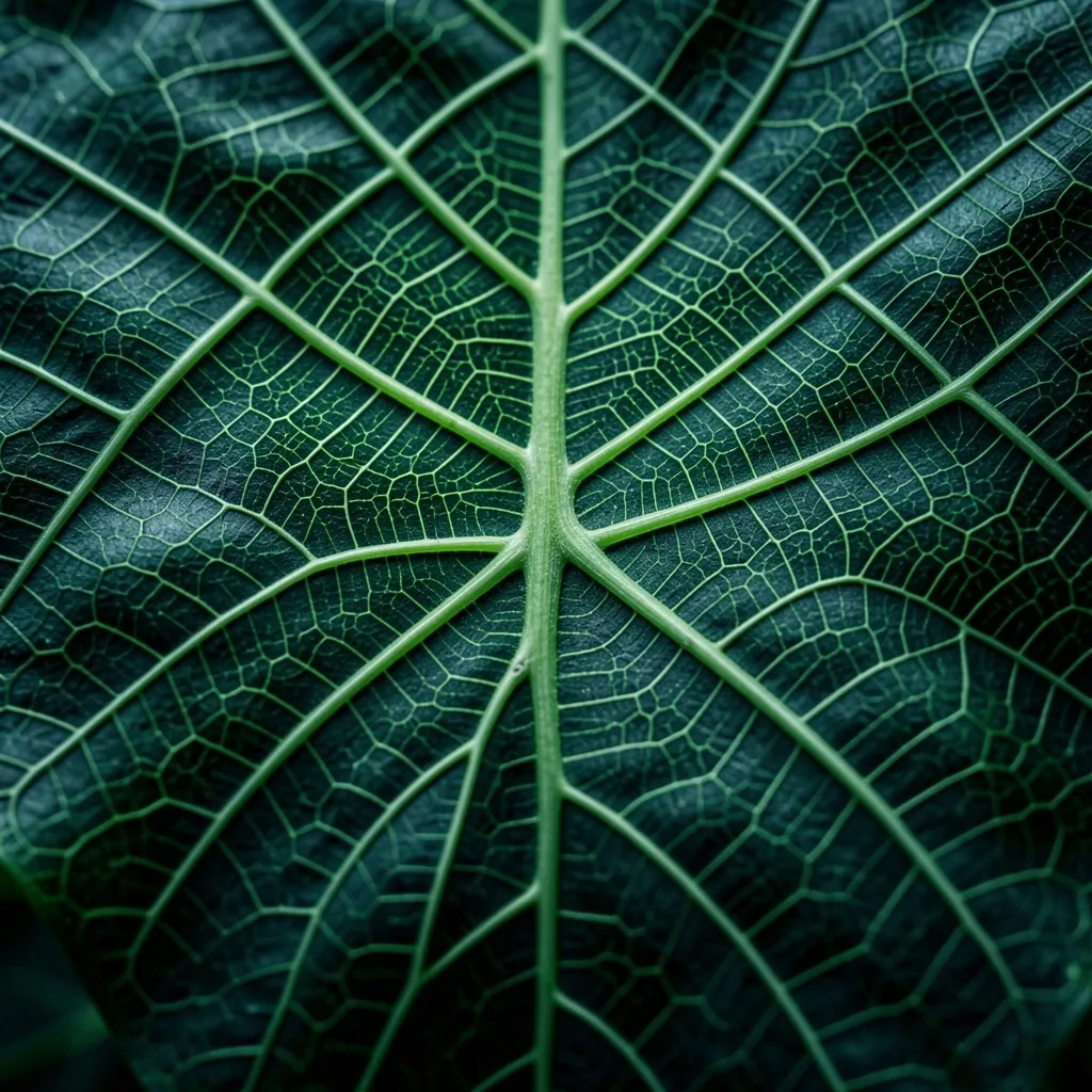 Macro botanical structure